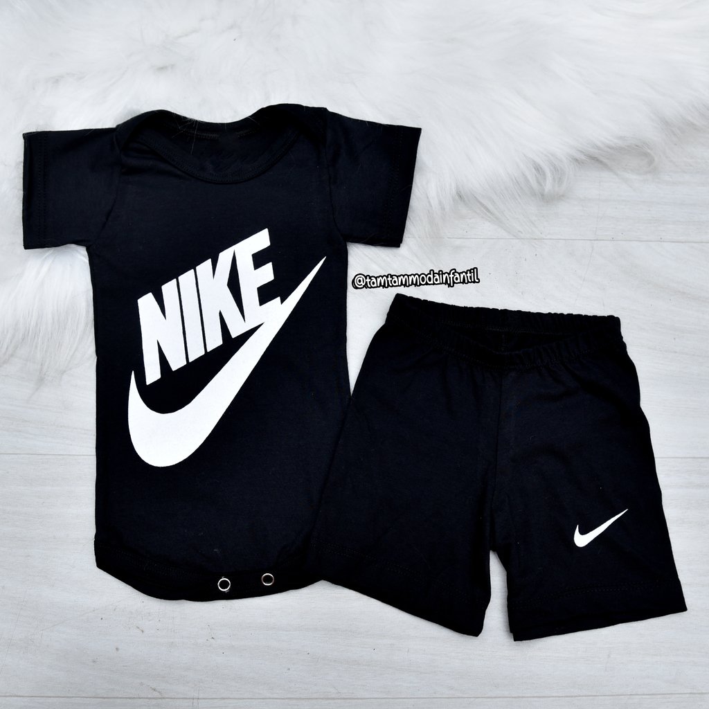Conjunto Nike Preto 2 - Tam Tam Moda Infantil