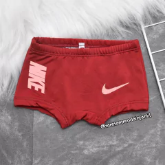 Sunga Praia Nike Vermelha 1 - Tam Tam Moda Infantil