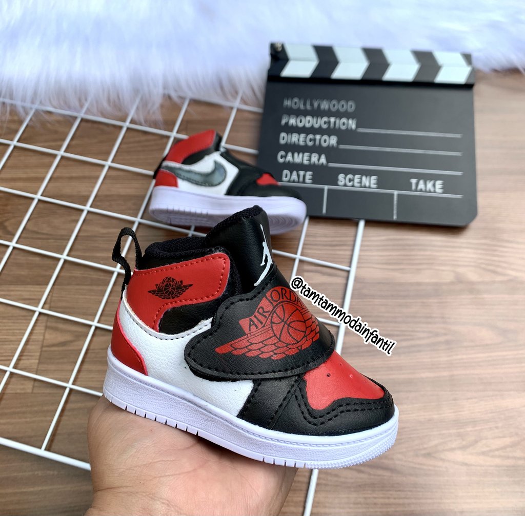 nike air vermelho e preto