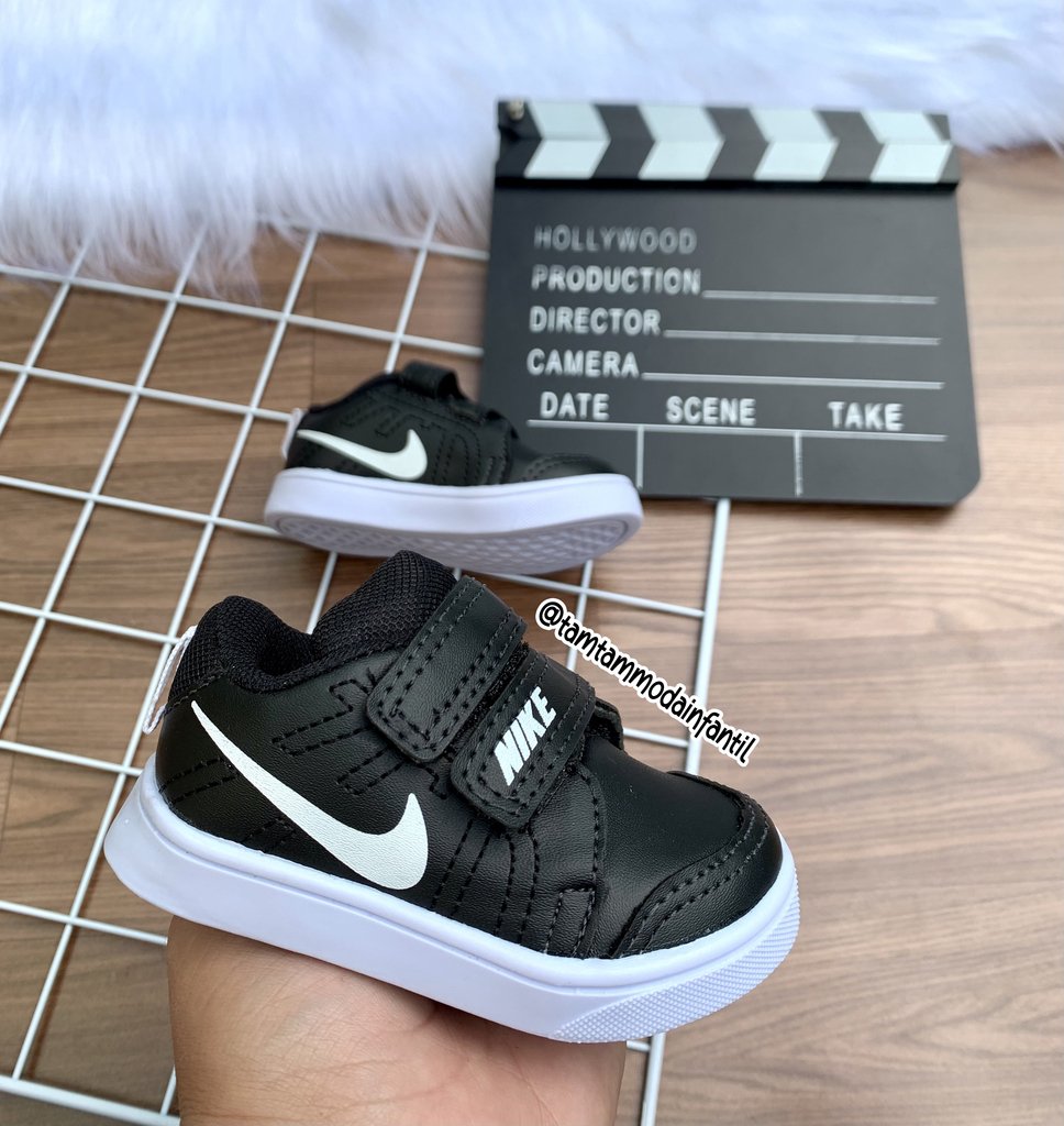 Tênis Nike Preto Velcro - Tam Tam Moda Infantil