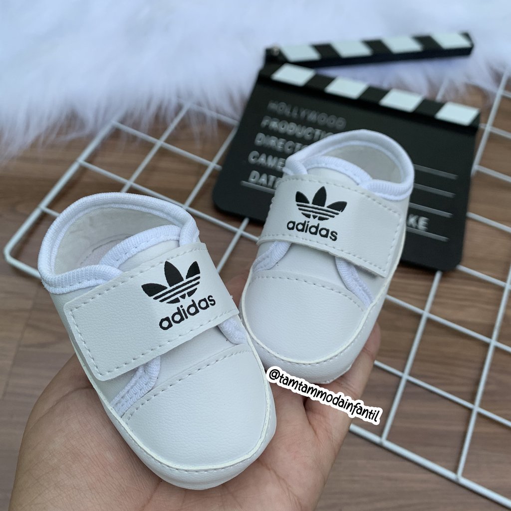 Sapato Adidas Baby Branco - Tam Tam Moda Infantil