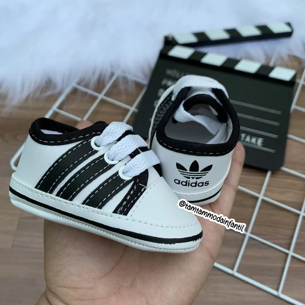 Tênis Adidas Baby Branco - Tam Tam Moda Infantil