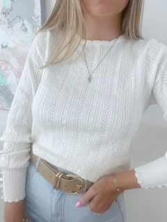 Sweater Turquia Blanco - comprar online