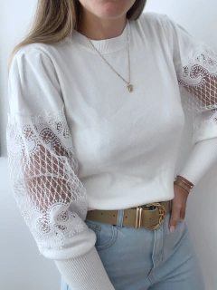 Sweater Alicante Blanco en internet