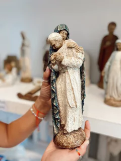 Imagen Virgen con el Papa en internet