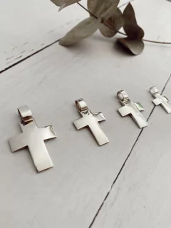 Cruces Plata Bombé - comprar online