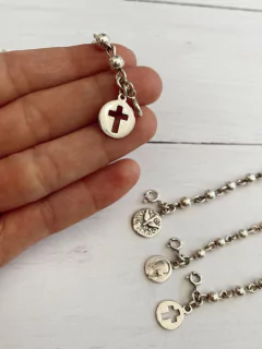 Pulsera decenario de plata (por encargue) en internet