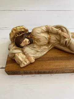 Imagen San José durmiente (sobre madera) en internet