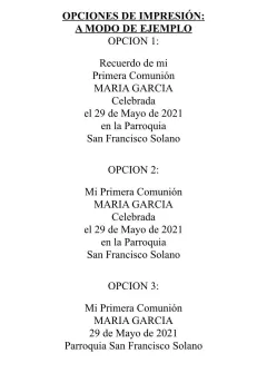 Estampitas A41 (X10) - comprar online