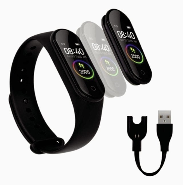 Smartband reloj Inteligente mide oxigenación y presión / Negro | Merkeral