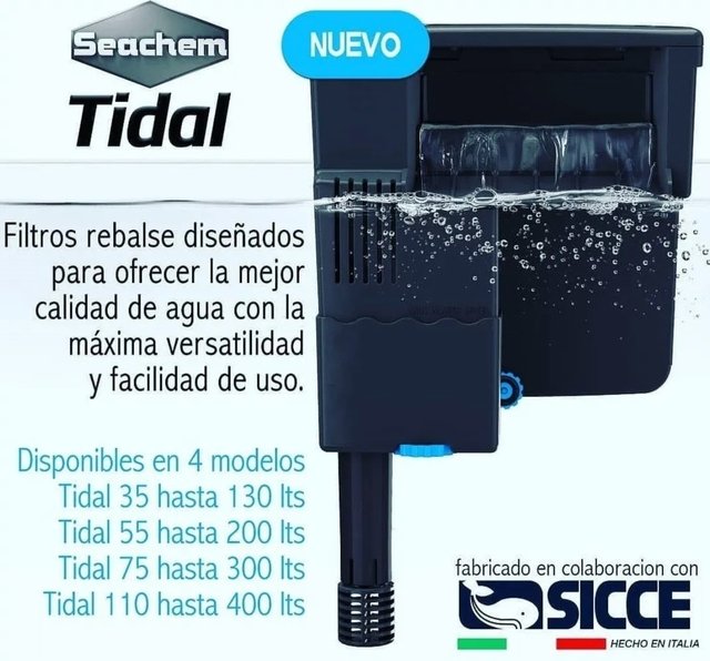 TIDAL 35 Seachem filtro cascada - Comprar en Aqua Bahia
