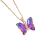 Collar Mariposa cristal Holo (Acero) - comprar online