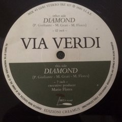 Vinilo Via Verdi Diamond Maxi Italiano 1985 - BAYIYO RECORDS