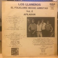 Vinilo Los Llaneros Afilador El Folklore Hecho Amistad Vol 2 - comprar online