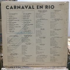 Vinilo Carnaval En Rio Con Los Campeones Del Carnaval Lp Arg - comprar online