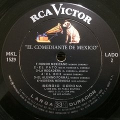 Vinilo Sergio Corona El Comandante De Mexico Vol. 2 Lp Humor - BAYIYO RECORDS