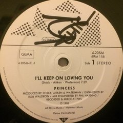 Vinilo Princess I'll Keep On Loving You Alemán 1986 Dj 80 en internet