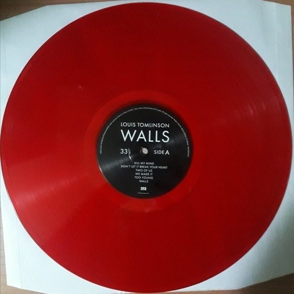 Vinilo Lp - Louis Tomlinson - Walls LIMITED EDITION (Disco Color Rojo) Nuevo