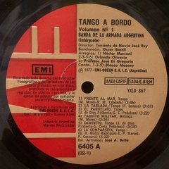 Vinilo Banda De La Armada Argentina Tango A Bordo Vol 1 Lp en internet