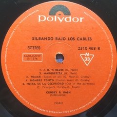 Vinilo Crosby & Nash Silbando Bajo Los Cables Lp 1976 Argent - BAYIYO RECORDS