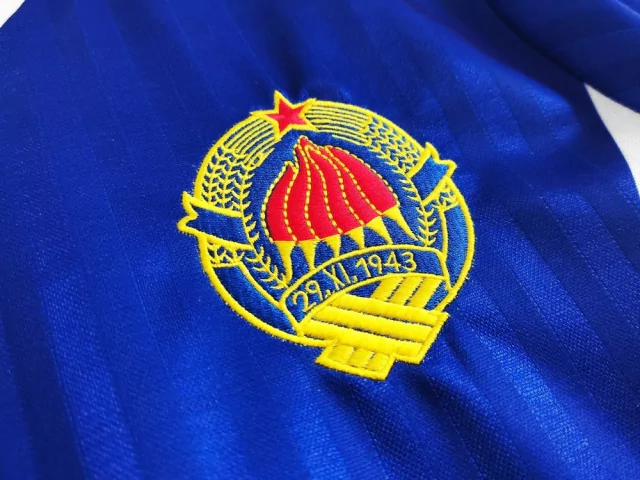 Camisa Iugoslávia I 1990 Retrô - Azul - Clube Square