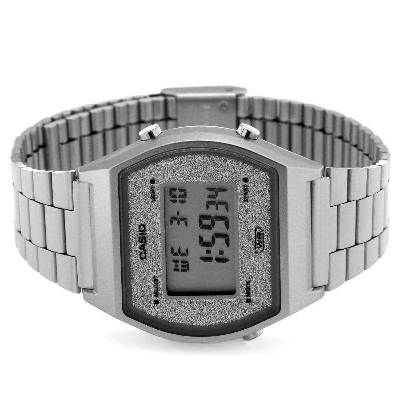 casio vintage glitter prata