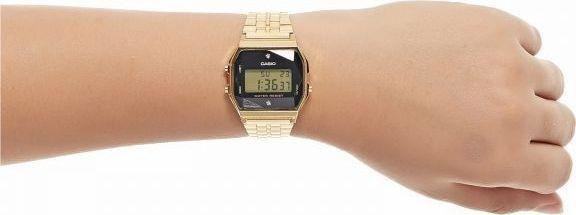relógio casio diamond dourado