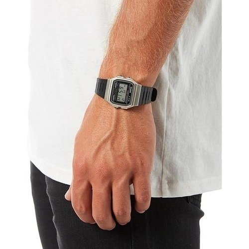 casio prata com preto