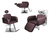 Kit Salão de Beleza 1 Cadeira Fixa + 1 Reclinável Quadrada + 1 Lavatório C/Ap Base Inox Destak - loja online