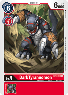 DarkTyrannomon - BT1-019 C - Common