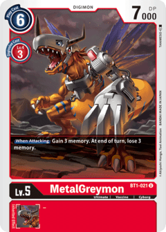 MetalGreymon - BT1-021 U - Uncommon