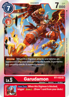 Garudamon - BT1-022 SR - Super Rare
