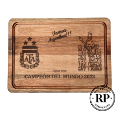 Tabla de Asado Campeón del Mundo - AFA Oficial