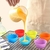 6 uni Forma de silicone cupcake forneável - Colorida na internet