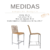 Set de 2 Banquetas Marqués - Cable PVC Negro Estructura Negra - STOCK - comprar online