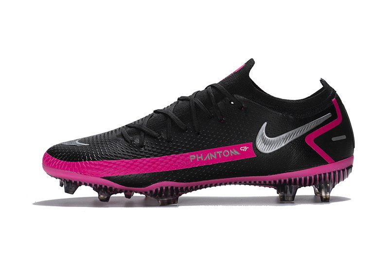 chuteira nike preta e rosa