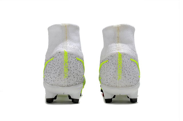 Chuteira Nike Mercurial Superfly 8 Elite - Campo - Branco e verde