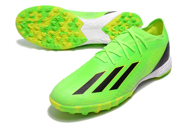 Chuteira Society Adidas X Speedportal.1 Verde e Branco