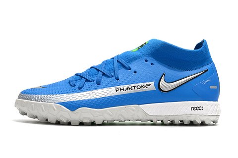 Chuteira Society Nike Phantom GT Pro Azul