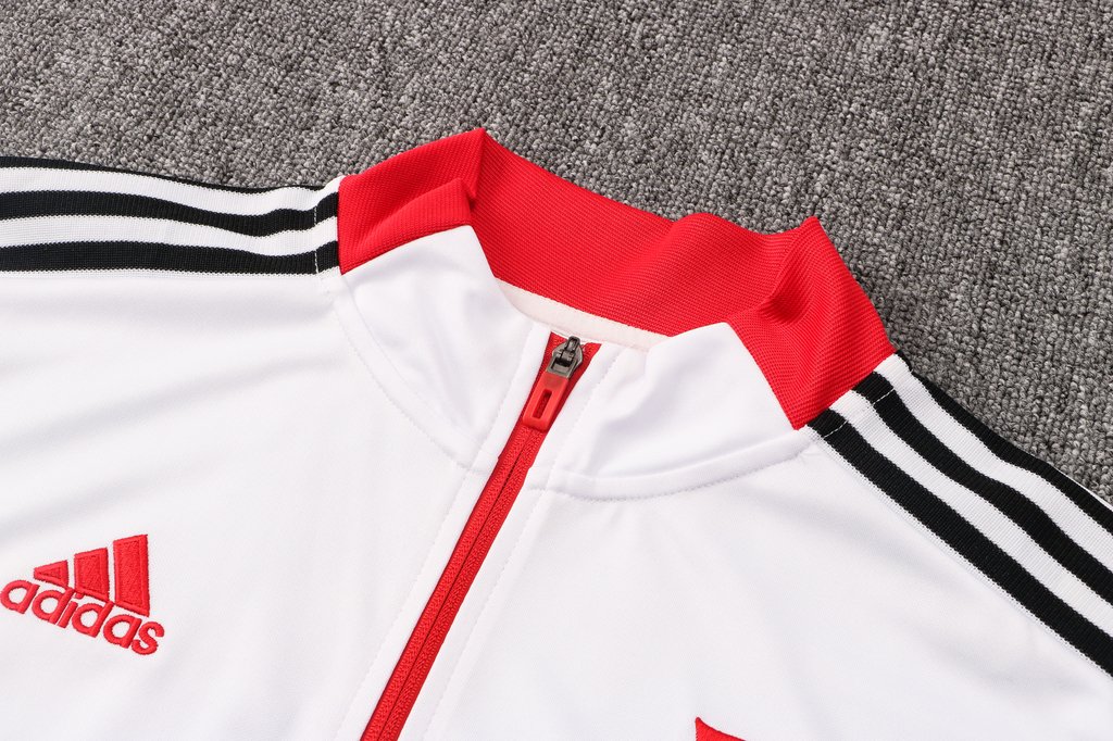 Conjunto de Agasalho Flamengo Branco - 2021/22