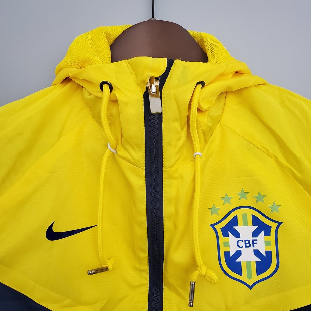 corta vento adidas amarelo e azul