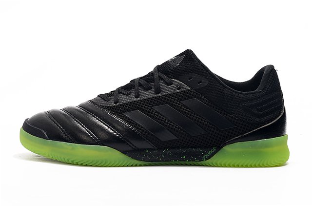 Chuteira Adidas Copa 20.1 - futsal - preto/verde