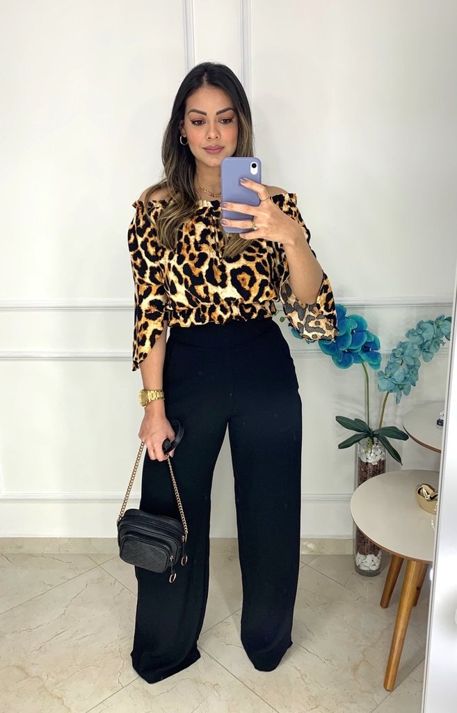 blusa ombro a ombro com elastico