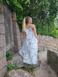 Vestido Melli estampado con bolsillos importado - comprar online