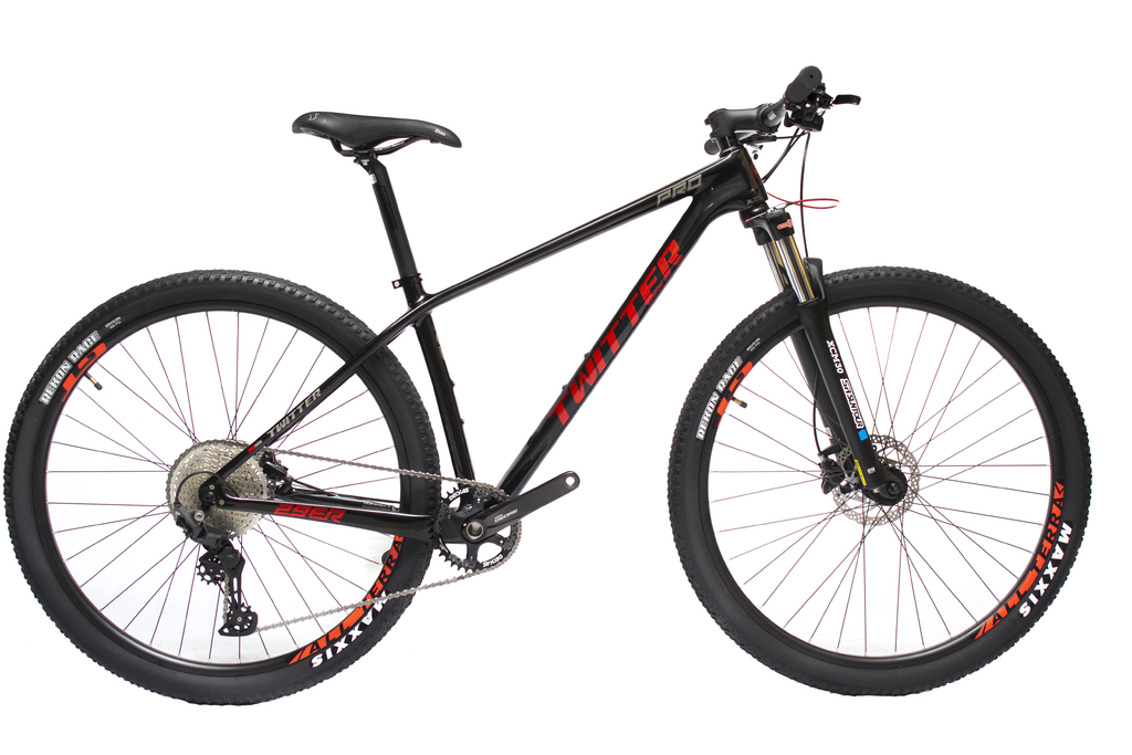 BICICLETA TWITTER LEOPARD CUADRO DE CARBONO 1X11 DEORE