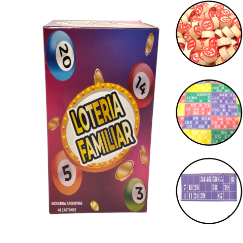 juego de mesa loteria familiar clasico