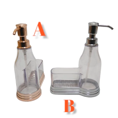 Dispenser Jabón Liquido Alcohol Baño Botella Acrílico Deco - comprar online