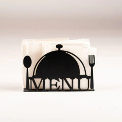 Servilletero Mesa X2 Metal Diseño Porta Servilleta Bazar - pachos