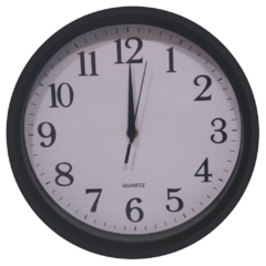Reloj Pared Clásico Grande 28 Cm Números Hogar Relojes - comprar online
