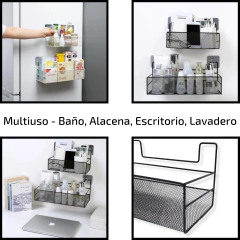 Organizador Alacena Colgante Estante Metal Reforzado Bazar - pachos